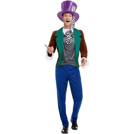 Mad Hatter Kostuum | Zo Gek Als Een Mad Hatter | Man | Medium | Carnaval kostuum | Verkleedkleding